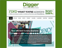 Tablet Screenshot of diggermagazine.com
